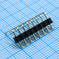 DS1022-1X8RUF11-B Соединитель штыревой, вилка на плату однорядная угловая, 8pin(1x8), шаг 2.54мм (A=3.00mm, B=6.00mm, C=6.00mm), тип - U CONNFLY pe522797 фото