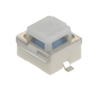 SKPGABE010 Кнопка тактильная  6.6Х6.3 SMD h=5мм 12В 0,05А 2.94N 1.3mm travel 50000 циклов ALPS pe328238 фото