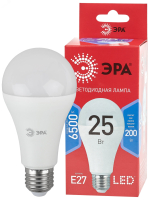 Лампа светодиодная RED LINE LED A65-25W-865-E27 R 25Вт A65 груша 6500К холод. бел. E27 Б0048011 Эра pe661294 фото