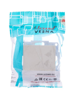 Выключатель 1-кл. СП Vesna механизм крем. 742-0388-100 Lezard pe554798 фото