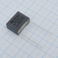 R46KI322050M2K Пленочный помехоподавляющий конденсатор X2,  0.22uF ±10%, 275VAC, радиальные выводы с шагом 15mm, (18 x 7.5 x 13.5mm) KEMET pe359214 фото