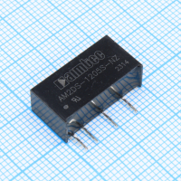 AM2DS-1205S-NZ DC/DC, 2Вт, вход 10.8…13.2В, выход 5В/0.4А, изоляция 1500В DC, КПД 80%, максимальная емкостная нагрузка не более 220мкФ, SIP7, 19.6x7x10мм, -40…105°C, пластик AIMTEC pe376622 фото