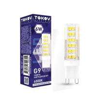 Лампа светодиодная 6Вт Capsule 4000К G9 220-240В TKE-G9-6-4K TOKOV ELECTRIC pe575790 фото
