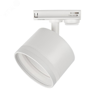Светильник трековый PTR 31 под лампу GX53 WH 230В IP20 для диммир. ламп бел. Pro JazzWay 5052215 Jazzway pe812079 фото