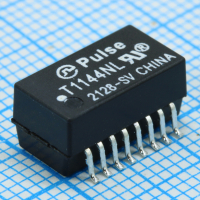 T1144NLT Трансформатор телекоммуникационный 1CT:1CT/1CT:2.4CT 0.85Ом/0.85Ом первичн. 16 терминалов для поверхностного монтажа PULSE pe426543 фото