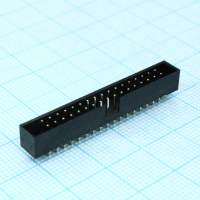 DS1014-34SF1B-B IDC2 разъем, вилка на плату прямая двухрядная 34pin(2x17)., шаг 2.00мм CONNFLY pe323375 фото