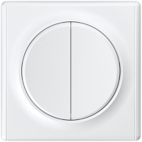 Выключатель 2-кл. СП Florence 10А IP20 механизм бел. (1E31501300) 2172776 OneKeyElectro pe586799 фото