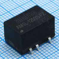 AM1L-1203S-FZ DC/DC, 1Вт, вход 10.8…13.2В, выход 3.3В/0.3А, изоляция 1000В DC, КПД 75%,  для поверхностного монтажа, 13.6x11.4x7.85мм, -40…95°C, пластик AIMTEC pe341040 фото