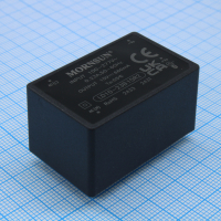 LD10-23B15R2 AC-DC, 10Вт, вход 85…305В AC 47…63 Гц, 100…430B DC, выход 15В/0.66А, изоляция 4000В AC, КПД 84%, в корпусе на плату 40х25.4х21мм, -40...+85°C MORNSUN pe477232 фото