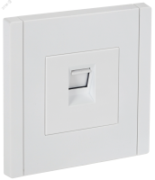 Розетка компьютерная RJ45 кат.5E FORTE&PIANO FP232 бел. IEK FP-K10-1-K01 IEK pe805168 фото