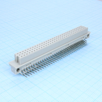 DS1119-96F0R13 Разъем (розетка)  DIN 41612 тип C 96pin (3х32), шаг 2.54мм трехрядный угловой (ряд АBС) CONNFLY pe391217 фото