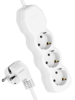 Удлинитель 3х5м с заземл. 10А IP20 ПВС 3х0.75 YKsm5m-3g-Z(10A)P Космос pe558130 фото