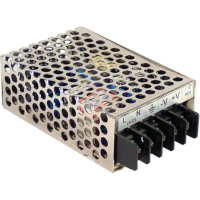 RS-25-15 AC-DC, 25Вт, выход 15В/1.7A, рег. вых 13.5…16.5 В , вход 88…264В AC, 47…63Гц / 125…373 В DC,  изоляция 3000В AC, в кожухе 79х51х28мм, -20…+70°С Mean Well pe137779 фото