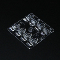 ARST50D8LED5050T2M-cutoff Групповая квадратная линза на 8 светодиодов 5050/3535/3030 , диаграмма T2M-cutoff, PC, 50x50мм H:6.62мм ASAHI OPTICS pe800819 фото