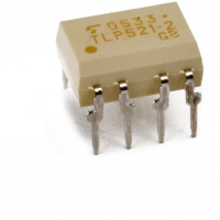TLP521-2GB Оптопара с транзисторным выходом x2 2.5kV 55V 0.05A Кус=50...600% NBC TOS pe80435 фото