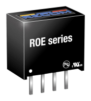 ROE-1205S Преобразователь DC/DC на печатную плату вход 12В выход 5В 200мА 1Вт SIP4 RECOM pe426036 фото