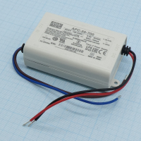 APC-35-700 AC-DC, 35Вт, токовый выход, вход 90…264В AC, выход 700мА/15…50В, изоляция 3750В AC, в кожухе 84х57х29.5мм, -30…+70°С Mean Well pe302132 фото