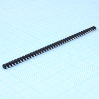 DS1002-01-1X40V13-JK Гнезда цанговые однорядные для монтажа в отверстия 40pin, шаг 2.54мм CONNFLY pe391476 фото