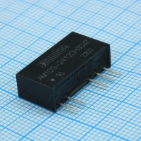 AM1DS-2412DH30JZ DC/DC, 1Вт, вход 21.6…26.4В, выход ±12V/±0.005…0.042A, изоляция 3000В DC, КПД 81%, максимальная емкостная нагрузка не более 220мкФ, SIP7, 19.65x6x10.16мм, -40…105°C, пластик AIMTEC pe513334 фото
