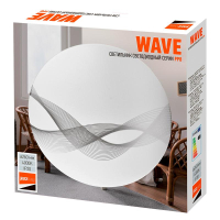 Светильник светодиодный декоративный PPB Wave 24Вт 4000К IP20 d260х55 настенно-потолочный бытовой 5024649 Jazzway pe580150 фото