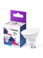Лампа светодиодная 12Вт 6500К GU10 220В КОСМОС LkecLED12wGU10C65 Космос pe575799 фото