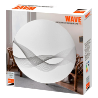 Светильник светодиодный декоративный PPB Wave 32Вт 4000К IP20 d320х60 настенно-потолочный бытовой 5024663 Jazzway pe580151 фото