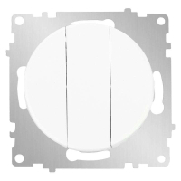 Выключатель 3-кл. СП Florence 10А IP20 механизм бел. (1E31901300) 2172780 OneKeyElectro pe586807 фото