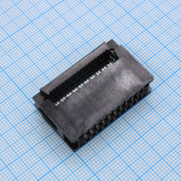 DS1060-01-200B Разъем IDC розетка на плоский шлейф 20 контактов (2x10), шаг 2.54мм CONNFLY pe391223 фото
