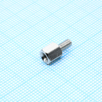 H-L0600-1200-5-03-1N1W Стойка латунная никелированная шестигранная М3 отверстие-винт, L= 6мм CONNFLY pe367928 фото