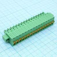 15EDGKDM-3.81-16P-14-00A(H) Разъемный клеммный блок, Серия 15EDGKDM-3.81 16 контактов Degson pe395321 фото
