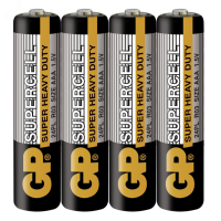 Батарейка солевая Super & Greencell & PowerPlus -4 шт. в пленке 10887 GP Batteries pe803129 фото