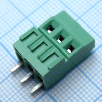 DG381H-3.81-03P-14-00A(H) Винтовой клеммный блок c рельефной обоймой, 3 контакта. Серия DG381H-3.81 Degson pe119865 фото