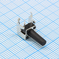 L-KLS7-TS6606-13.0-180 Кнопка тактильная 6х6мм угловая h=13мм усилие нажатия 180гр 0.05A 12В монтаж в отверстие KLS pe519225 фото