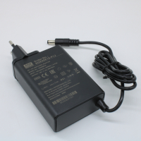 NGE90E18-P1J AC-DC, 90Вт, сетевой адаптер, выход 18В/5А, вход 80...264В AC, 47...63 Гц, изоляция 4000B DC, 2xMOPP, 62x30*x85.5мм, -30...+70C, евровилка, выходной разъем 11мм, диам. 5.5х2.1мм Mean Well pe789306 фото