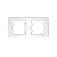 Рамка 2-м Бриллиант горизонт. бел. 7947465 UNIVersal pe553530 фото