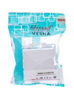 Выключатель 1-кл. СП Vesna с индикацией механизм бел. 742-0288-111 Lezard pe554811 фото