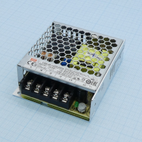 LRS-50-12 AC-DC, 50.4Вт, вход 85…264В AC, 47…63Гц / 120…370 В DC, выход 12В/4.2A, рег. вых ±10% , изоляция 3750В AC, в кожухе 99х82х30мм, -30…+70°С Mean Well pe302908 фото
