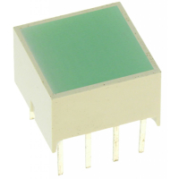KB-2855SGD Индикатор шкальный 1хLEDх8,89х8,89мм/зеленый/568нм/20-80мкд Kingbright pe5437 фото