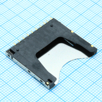104D-TCA0-R06 Гнездо памяти вставное монтаж сверху серия 10u