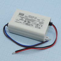 APV-25-12 AC-DC, 25Вт, вход 90…264В AC, выход 12В/2.1А, изоляция 3750В AC, в кожухе 84х57х29.5мм, -30…+70°С Mean Well pe302142 фото
