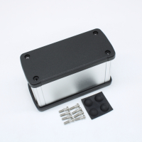 ALUG705SR060 Алюминиевый серебряный корпус с черными торцевыми панелями GAINTA pe409663 фото
