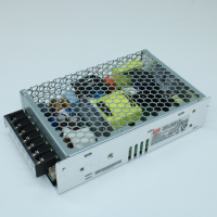 HRP-150N3-24 AC-DC, 156Вт, выход 24В/0...6.5A, рег. вых 21.6…28.8 В , вход 85…264В AC, 47…63Гц / 120…370 В DC,  изоляция 3000В AC, в кожухе 159x97x38мм, -40…+70°С, кратковременная пиковая мощность 300 pe520511 фото