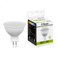 Лампа светодиодная LED 7вт 230в G5.3 белая 25236 Feron pe802114 фото