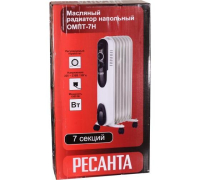 Радиатор масляный 7 секц. 1500Вт ОМПТ- 7Н 67/3/3 Ресанта pe582210 фото