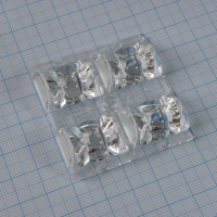C13749_HB-2X2-O Квадратная модуль линза 2x2 на 4светодиода LG Innotek серии  LEMWA33X, эфф=94%,  27°x112°,  50x50mm   H:8,5mm LEDIL pe157251 фото