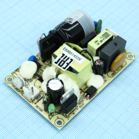 EPS-25-24 AC-DC, 25Вт, вход 85…264V AC, 47…63Гц /120…370В DC, выход 24В/1.05A, рег. вых 21.6…27В, изоляция 3000В AC, открытая плата 76.2х50.8х24мм, -30…+70°С Mean Well pe302403 фото