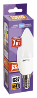 Лампа светодиодная PLED-SP 7Вт C37 свеча 5000К холод. бел. E14 560лм 230В 1027832-2 Jazzway pe576067 фото