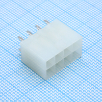 DS1073-01-2X4MVT6 Разъем штыревой двухрядный прямой на плату 8 контактов 2х4, шаг 4,2мм CONNFLY pe318019 фото