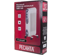 Радиатор масляный 9 секц. 2000Вт ОМПТ- 9Н 67/3/4 Ресанта pe582211 фото