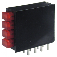 L-914CK/4IDT Светодиодный модуль 4LEDх2х3мм/красный/625нм/1.8-8мкд/100° Kingbright pe129347 фото